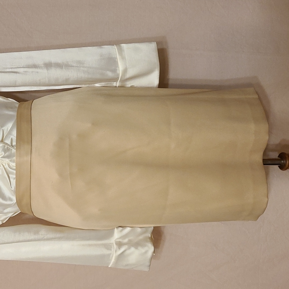 INC International Concepts Gold Pencil Dress Skirt